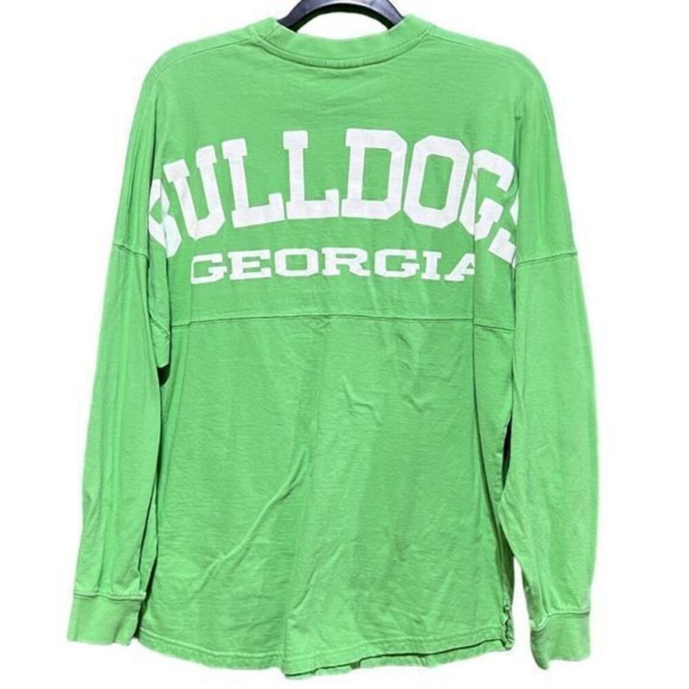 Pressbox University of Georgia “Bulldogs” Crew Neck‎ Pullover Green Size Small